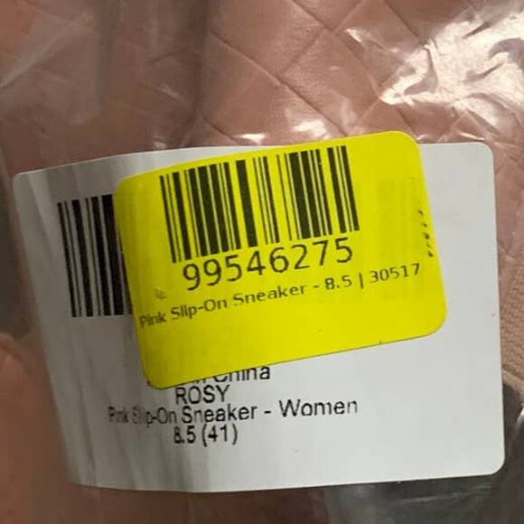 Pink Quilted Loafers Women Shoes Size 8.5 Slip On Closed Toe - Picture 7 of 7